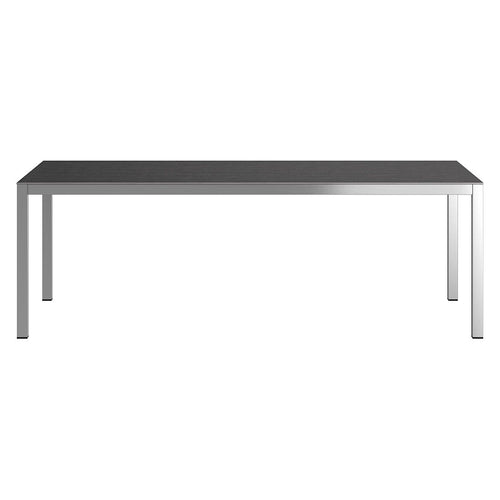 Hagebord 220x100 cm rustfritt stål/Dekton - OUTLIV bakside