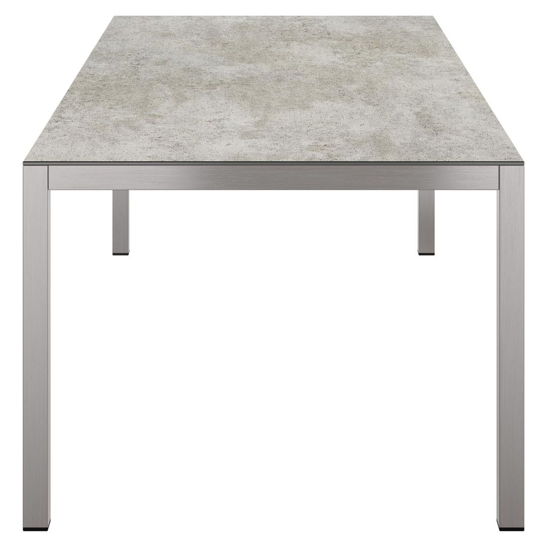 Nærbilde av ben på Hagebord 220x100 cm rustfritt stål/Dekton - OUTLIV