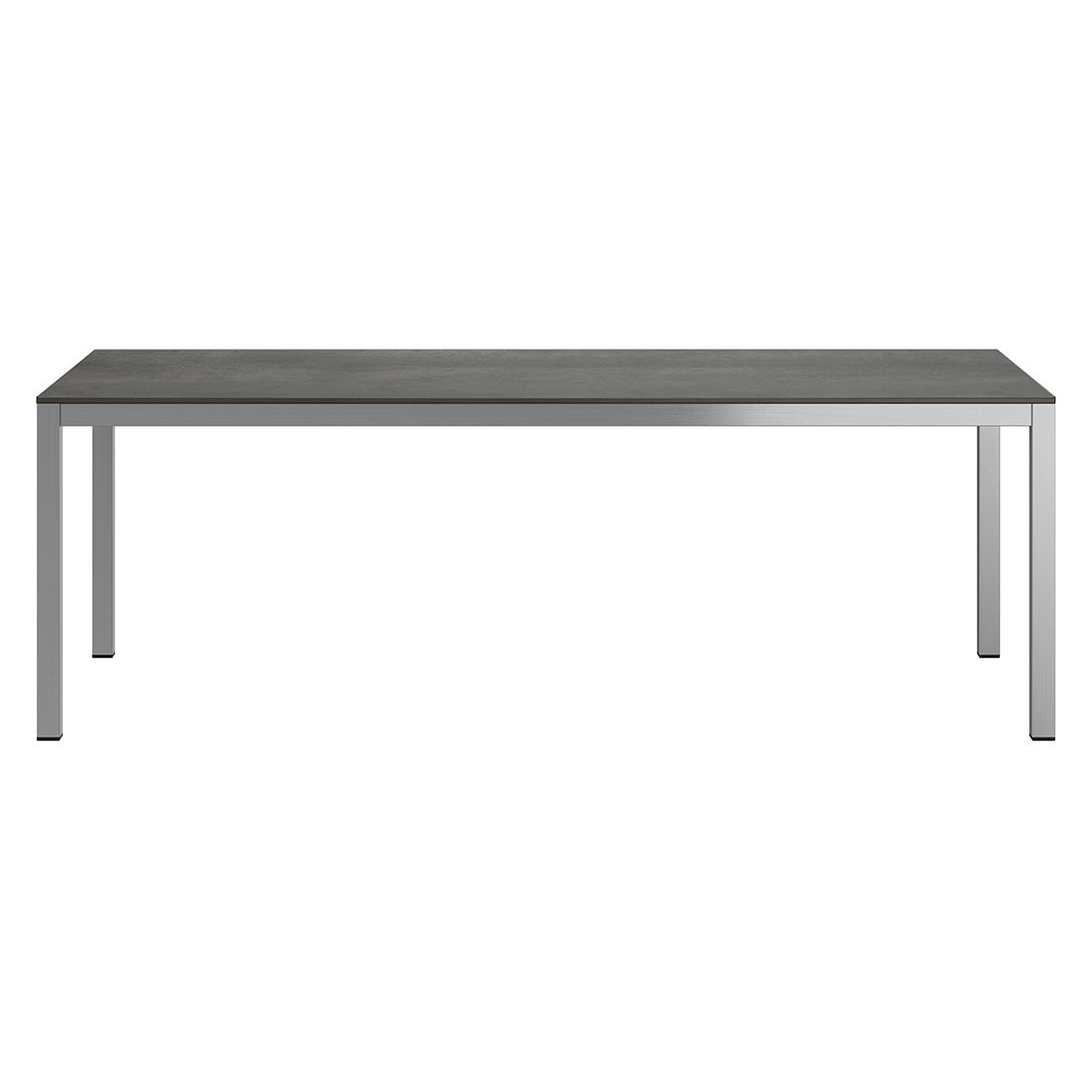 Hagebord 220x100 cm rustfritt stål/HPL - OUTLIV bakside