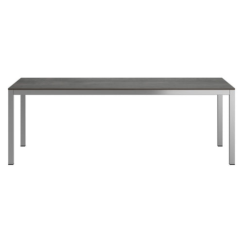 Hagebord 220x100 cm rustfritt stål/HPL - OUTLIV bakside