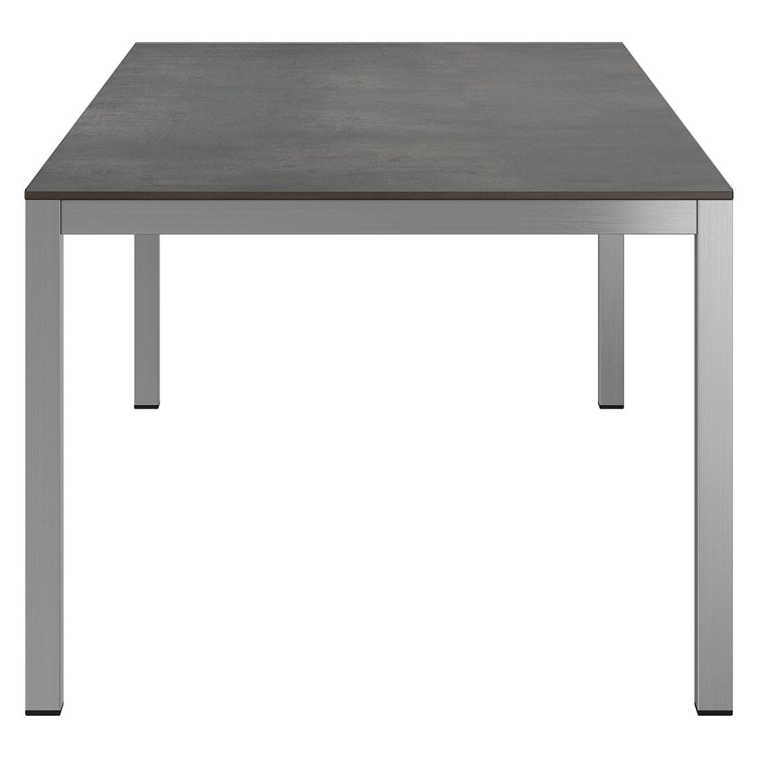 Hagebord 220x100 cm rustfritt stål/HPL - OUTLIV detalj av bordplate
