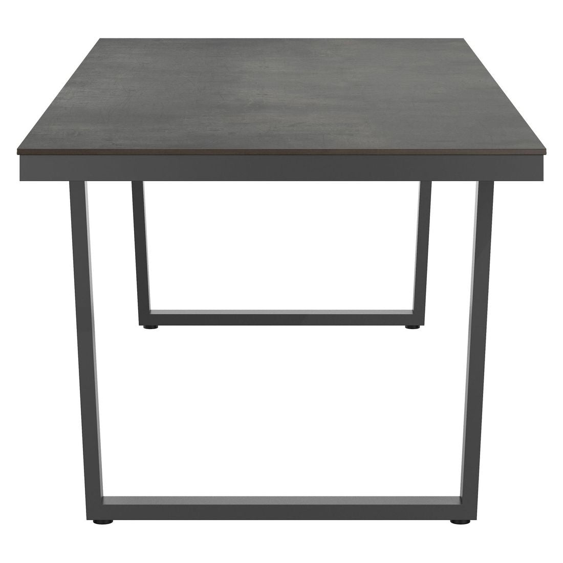 Hagebord 220x100 cm rustfritt stål/HPL - OUTLIV montert på terrasse