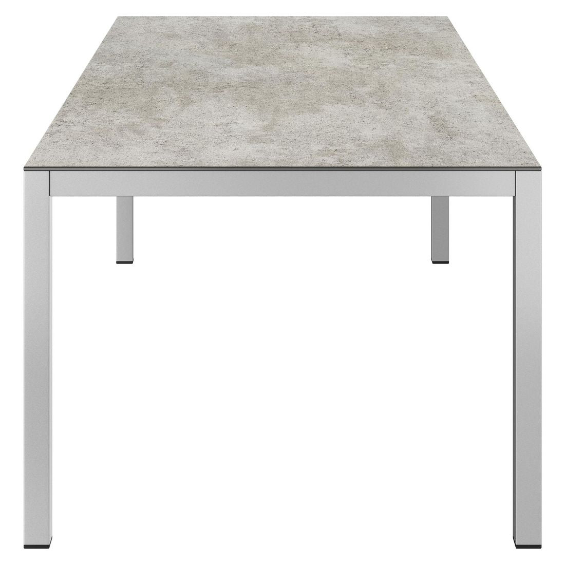 Nærbilde av aluminiumsramme på Hagebord 220x100 cm aluminium/Dekton - OUTLIV