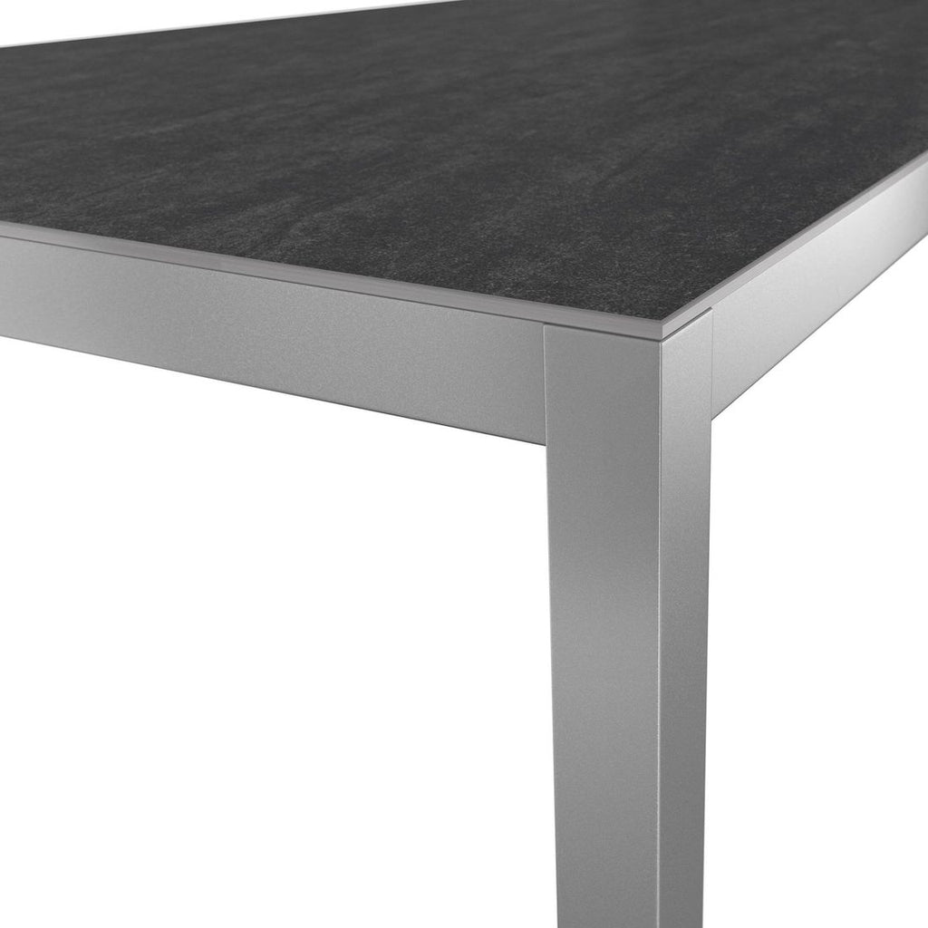 Hagebord 220x100cm aluminium og Dekton 48 kg komplett oversikt