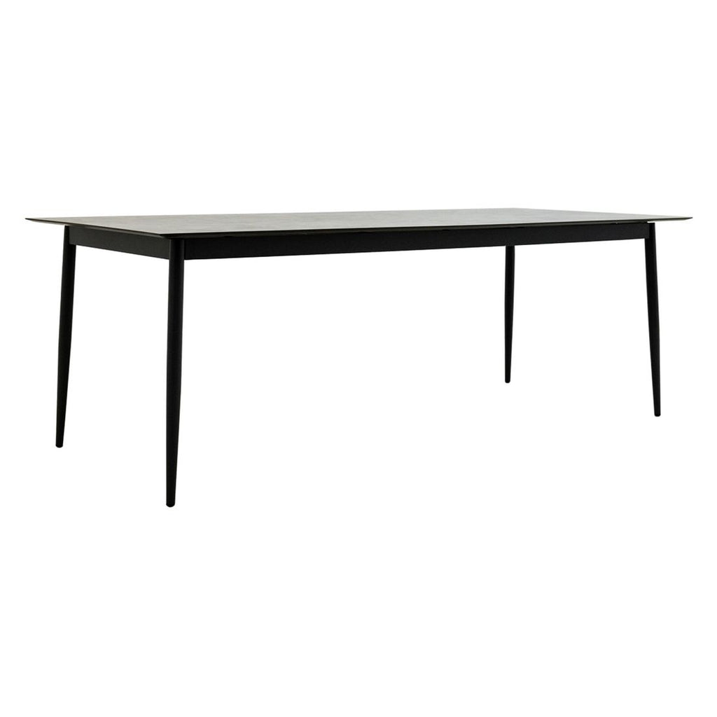 Hagebord 7001 aluminium HPL 220x95 cm antrasitt forfra