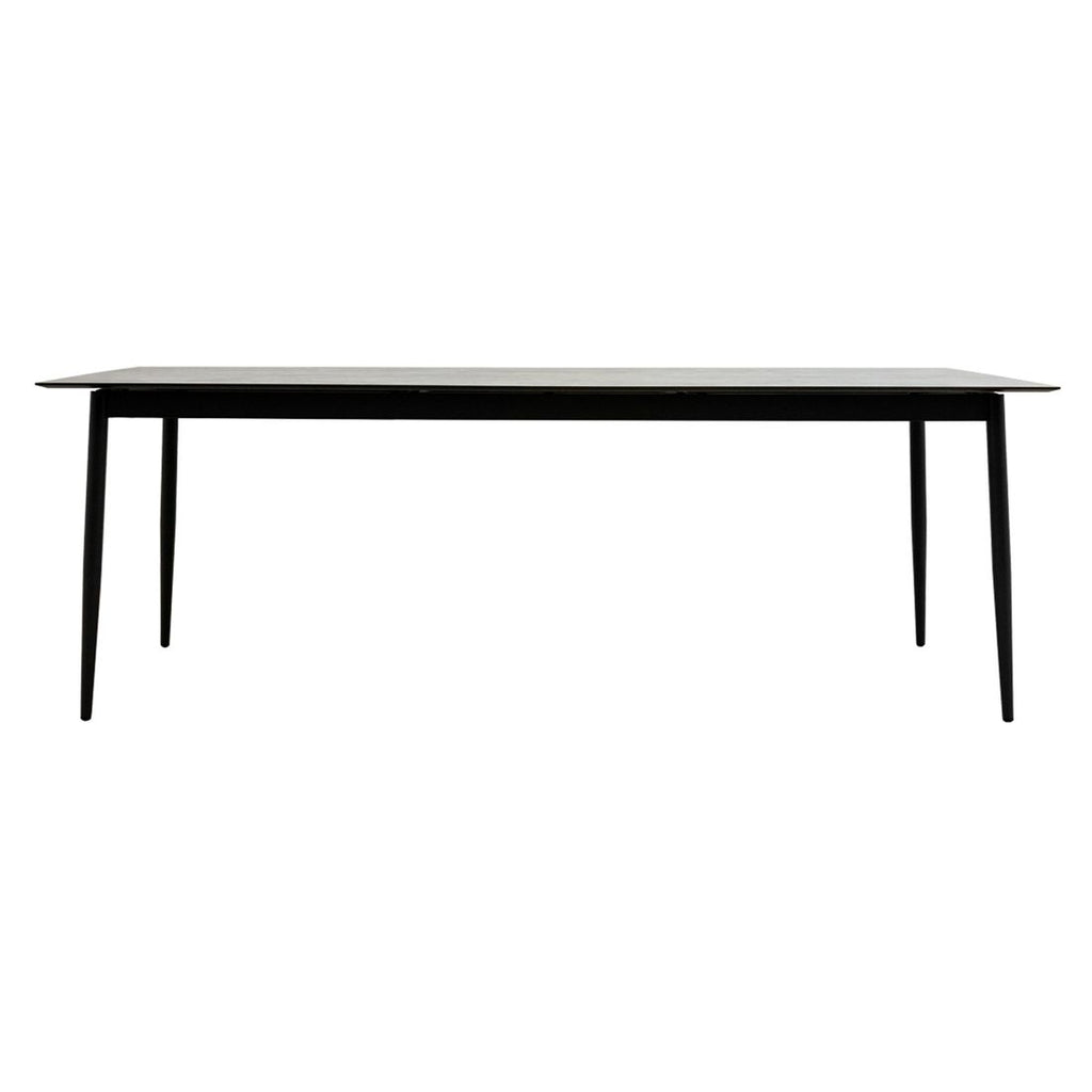 Hagebord 7001 aluminium HPL 220x95 cm antrasitt bakside