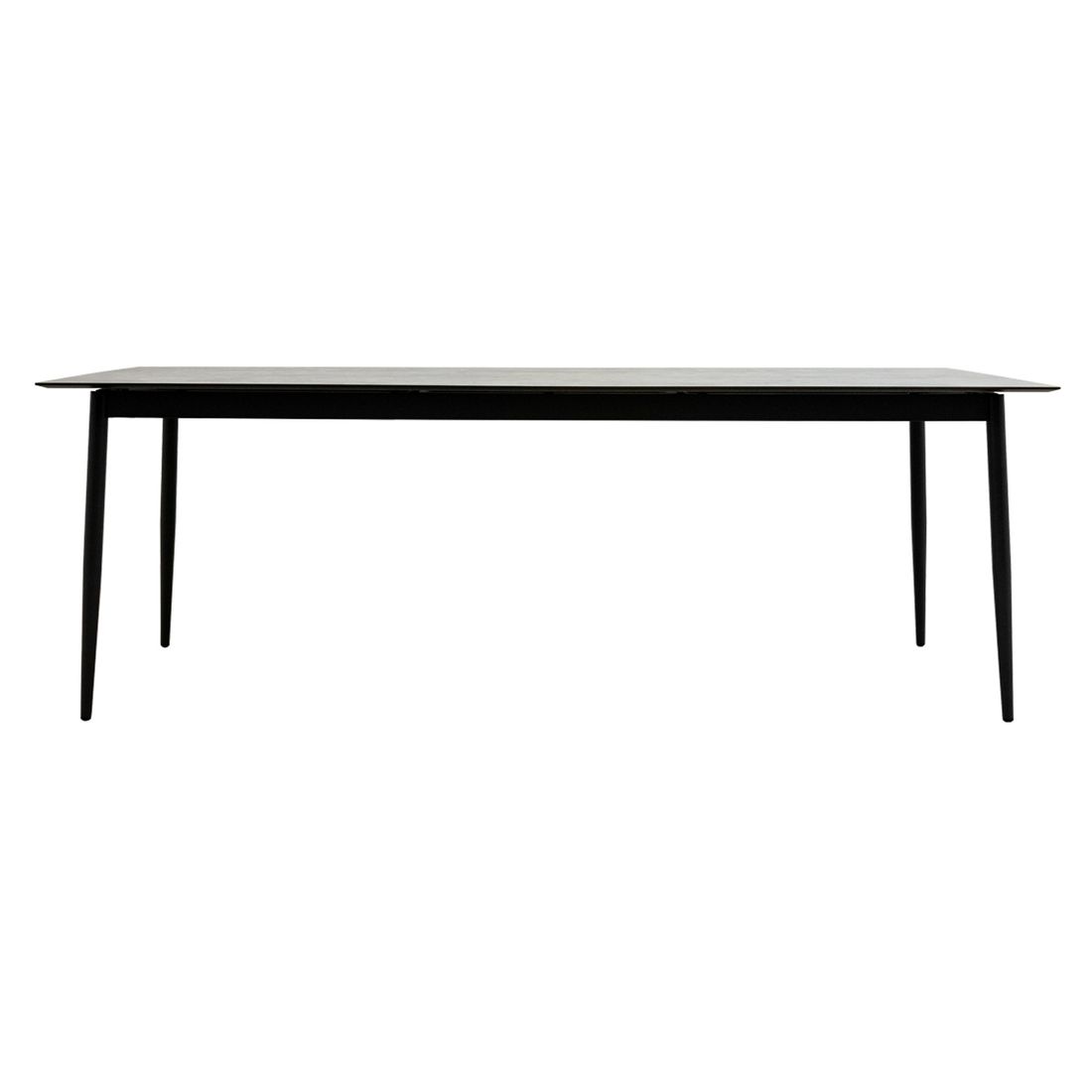 Hagebord 7001 aluminium HPL 220x95 cm antrasitt bakside