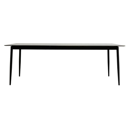Hagebord 7001 aluminium HPL 220x95 cm antrasitt bakside
