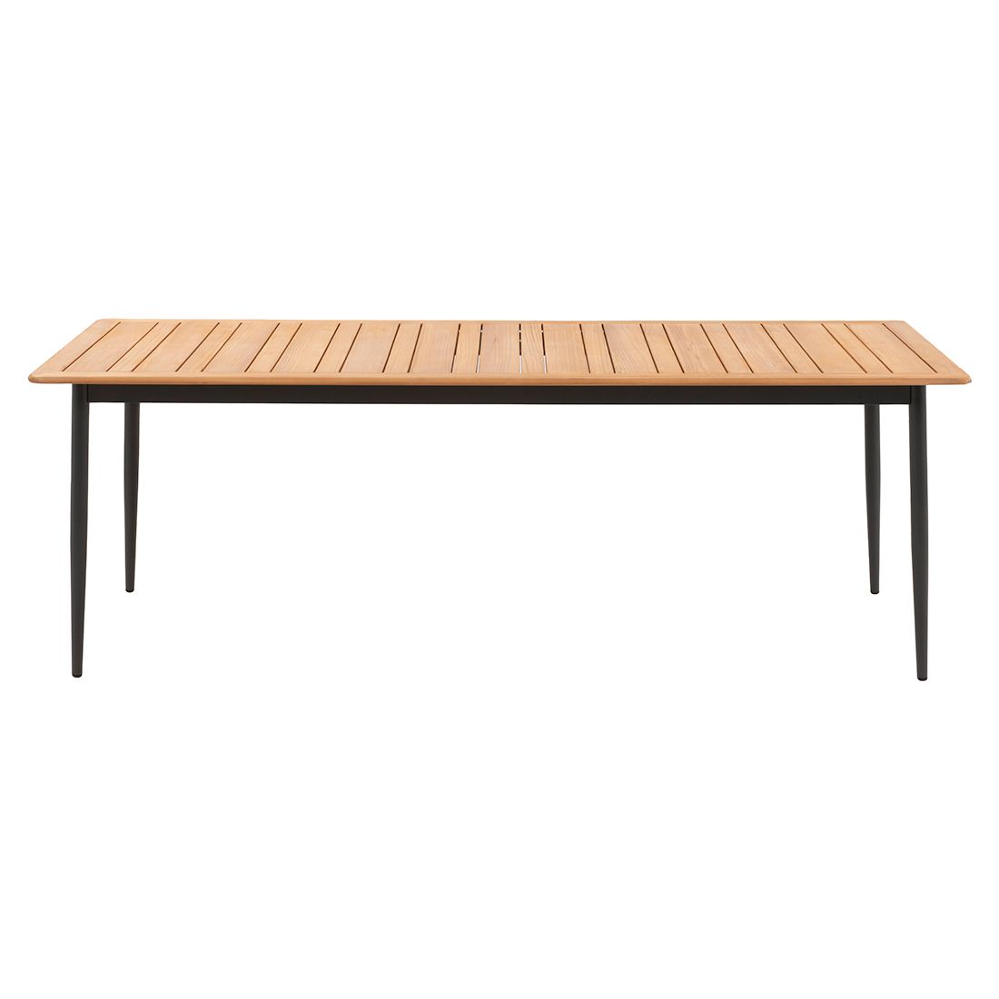 Hagebord 7001 aluminium/teak 220x95 cm bakside