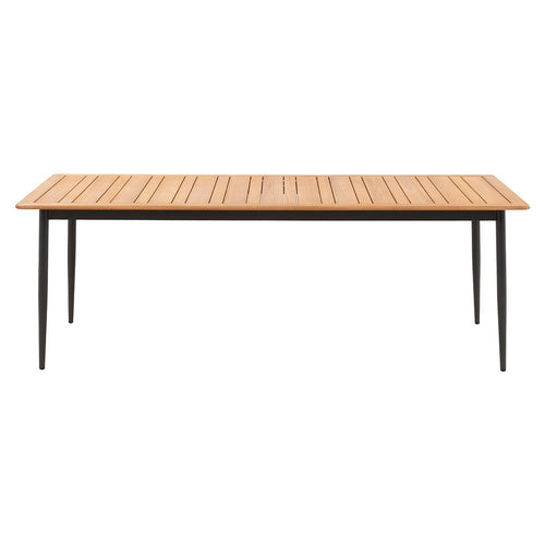 Hagebord 7001 aluminium/teak 220x95 cm bakside