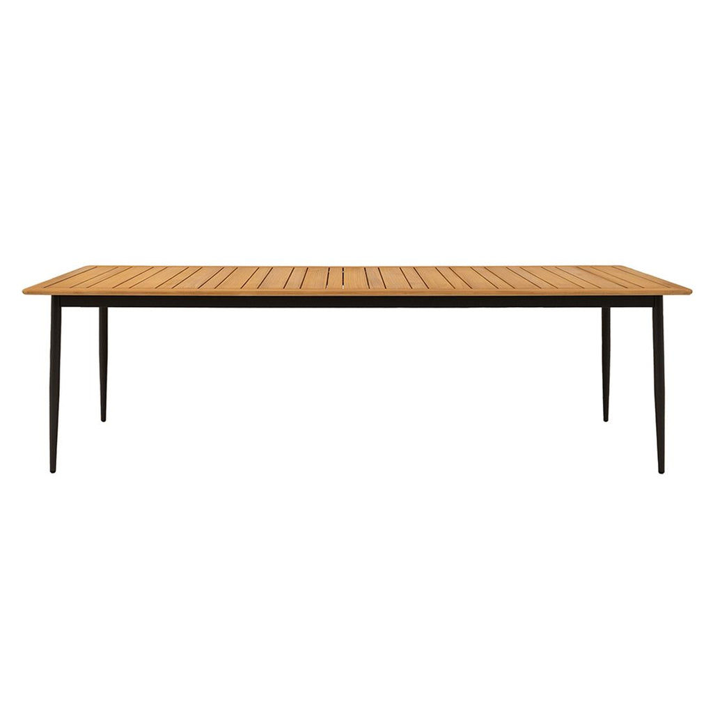 Hagebord 7001 aluminium/teak 260x95 cm bakside