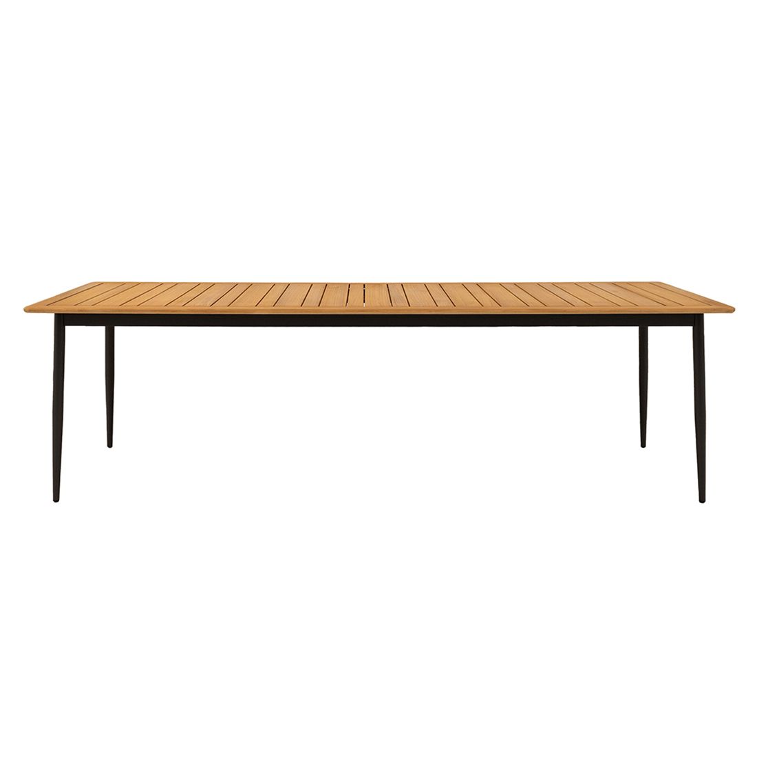 Hagebord 7001 aluminium/teak 260x95 cm bakside