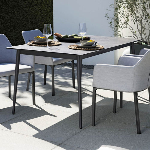 Hagebord 7003 220x95cm aluminium HPL bakside