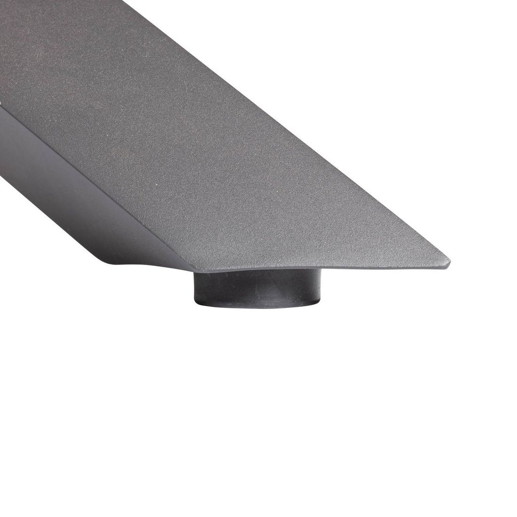 Hagebord 7011 rundt aluminium/teak Ø140 cm detalj av bordben