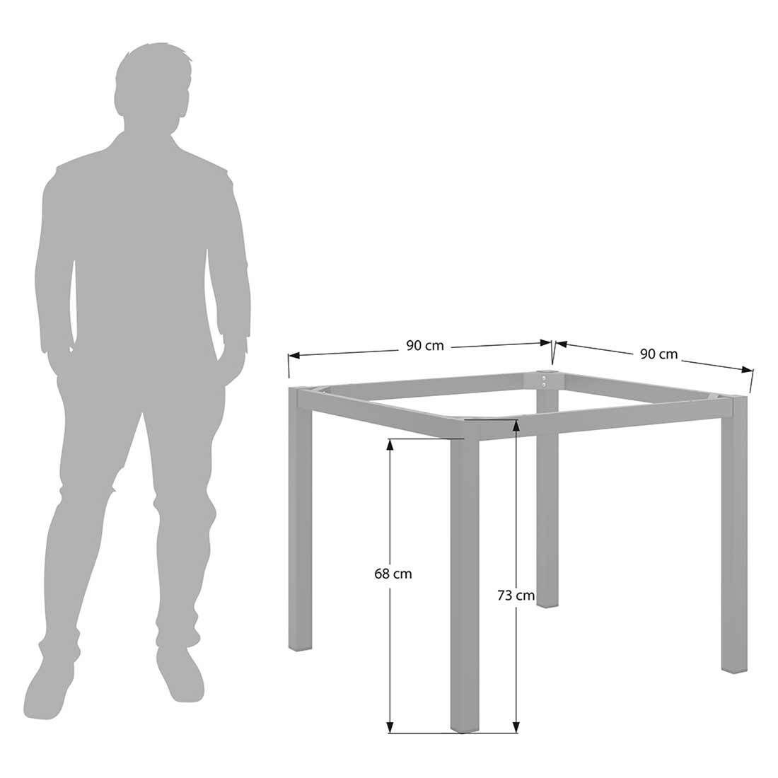 Hagebord 90x90 cm - OUTLIV.