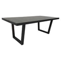 Hagebord Alice aluminium/keramikk 200x100 cm front