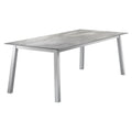 Hagebord aluminium/HPL 220x100 cm grafitt - Sieger forfra