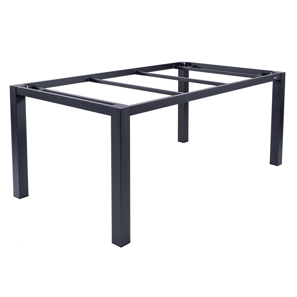 Hagebord Alus 180x100 cm aluminium HPL grå bakside