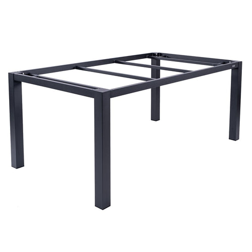 Hagebord Alus 180x100 cm aluminium HPL grå bakside