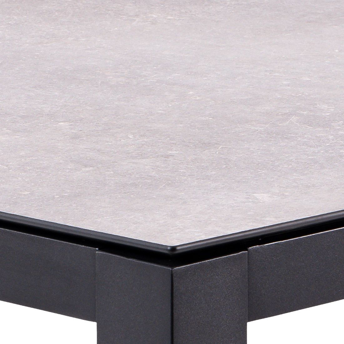 Detaljbilde av Hagebord Alus 180x100 cm aluminium HPL grå