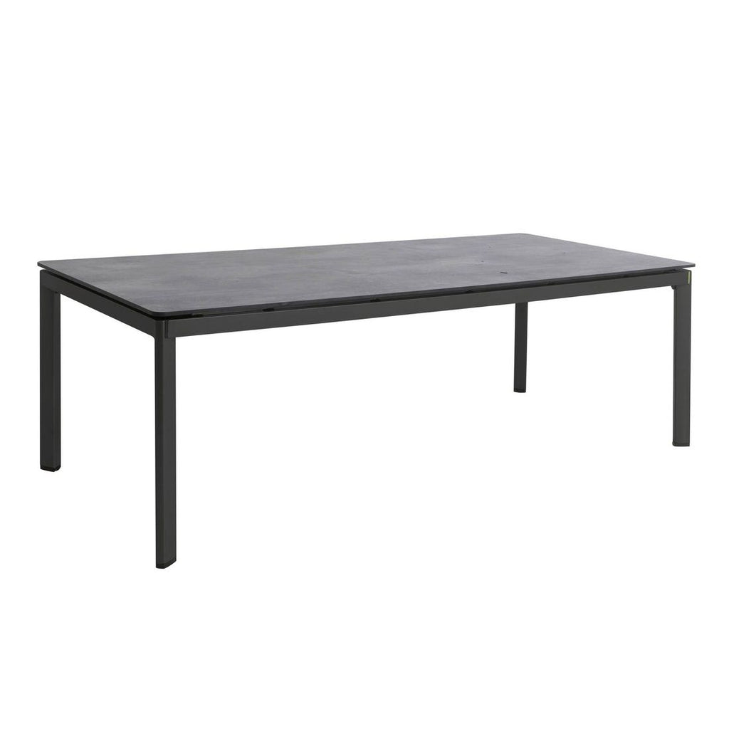 Hagebord Alutapo aluminium HPL 220x95 cm forfra