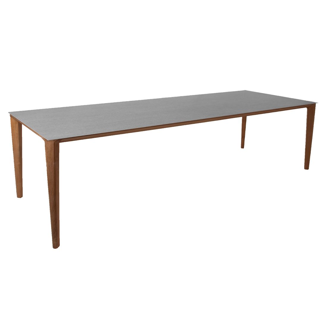 Hagebord Aspect teak og keramikk 280x100 cm - Cane-line sett forfra