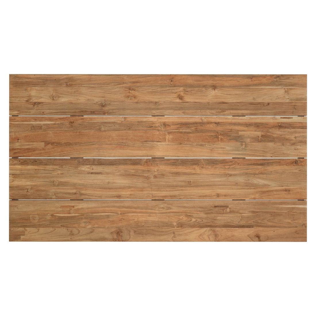 Montert Hagebord Atlanta aluminium/teak 160x90 cm i hage