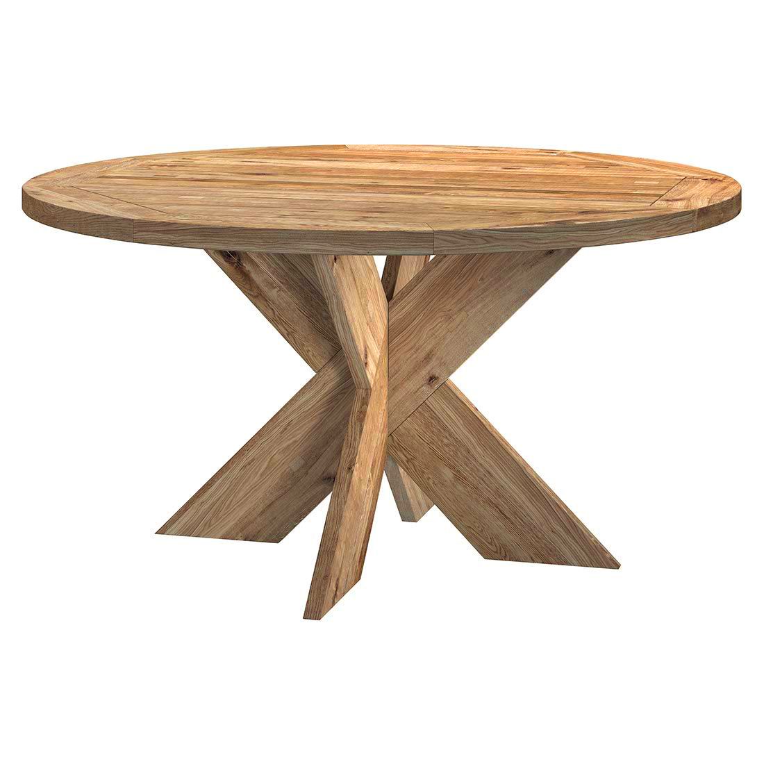 Hagebord Atlanta med dreieskive Ø150cm resirkulert teak - OUTLIV bakside