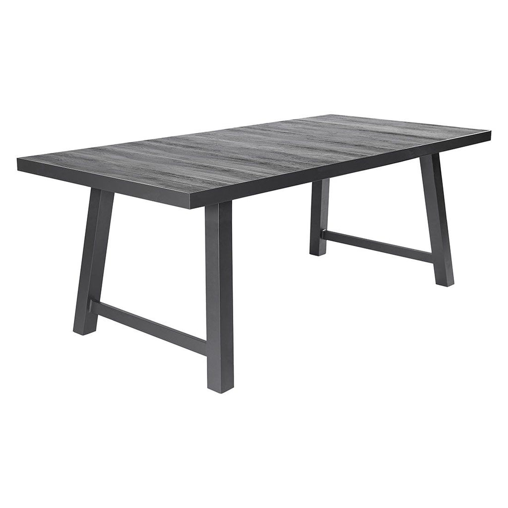 Hagebord Bailado aluminium/keramikk 200x100 cm forfra