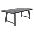 Hagebord Bailado aluminium/keramikk 200x100 cm forfra