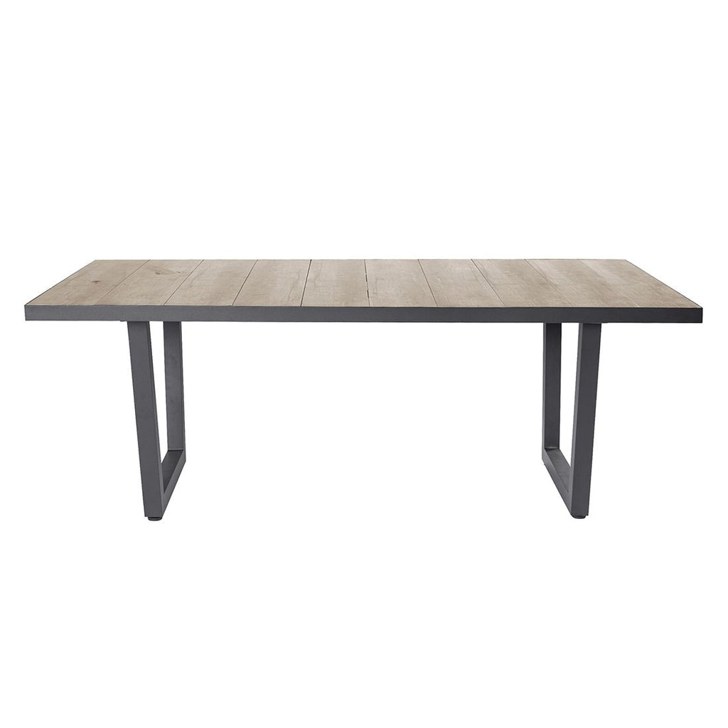 Hagebord Bailado aluminium/keramikk 200x100 cm bakside
