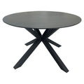 Hagebord Bari rundt aluminium/sinterstein Ø120 cm forfra