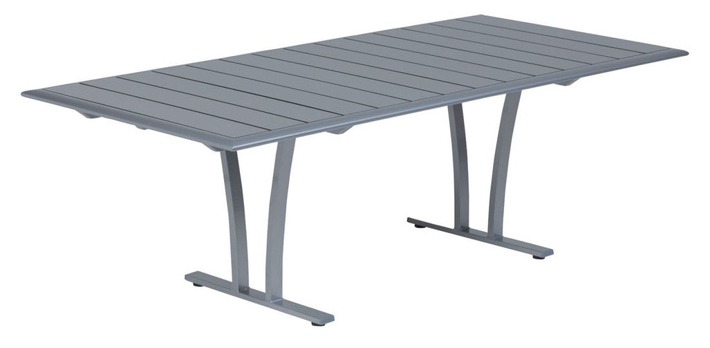 Hagebord Boston stål/HPL 220x100 cm - Karasek forfra