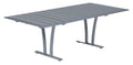 Hagebord Boston stål/HPL 220x100 cm - Karasek forfra