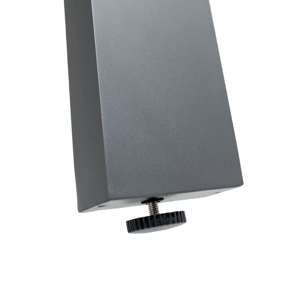 Hagebord Burnie aluminium glasskeramikk 180x90 cm med stoler