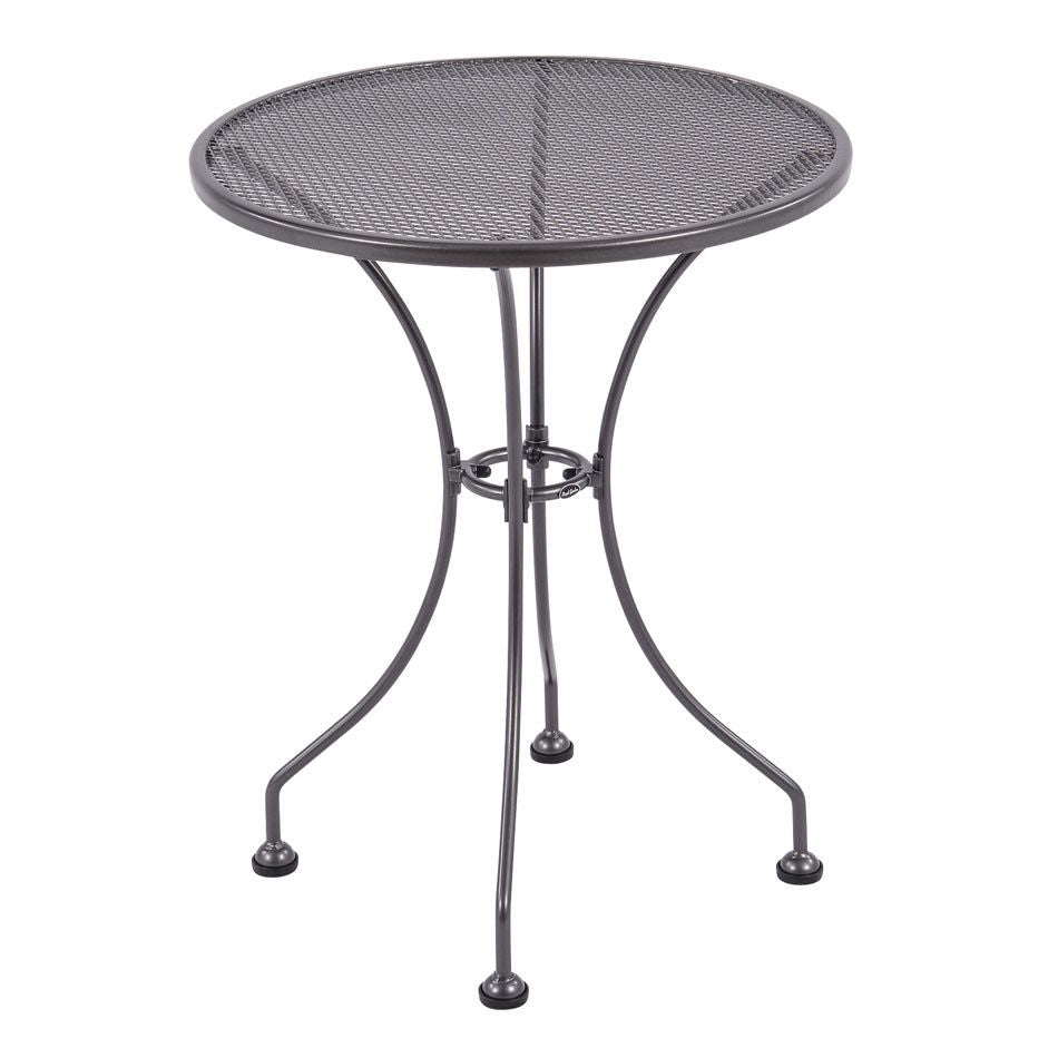 Detalj av Hagebord Caffeo Ø60 cm jern jerngrå - Royal Garden metallplate
