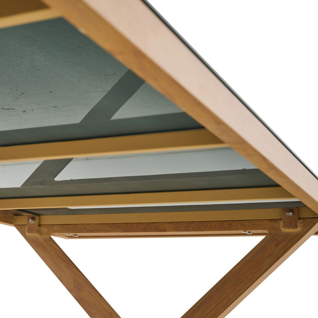 Hagebord Catania 200x90 cm aluminium/glasskeramikk med stoler