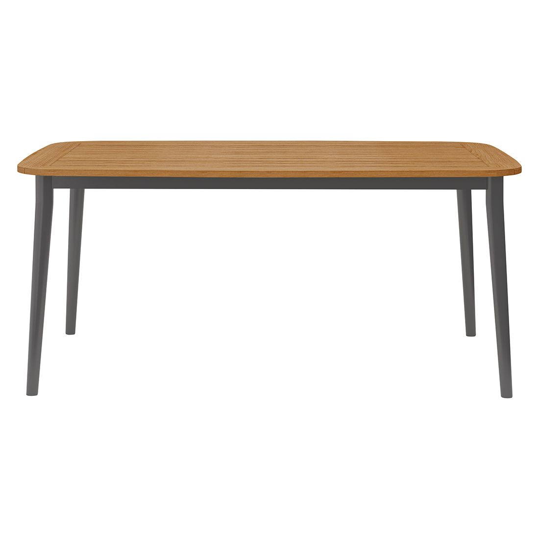 Hagebord Charlie aluminium/teak 170x100 cm bakside