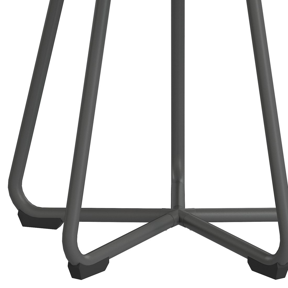 Hagebord Circle aluminium/bambus Ø110 cm - Houe i grå og naturfarger