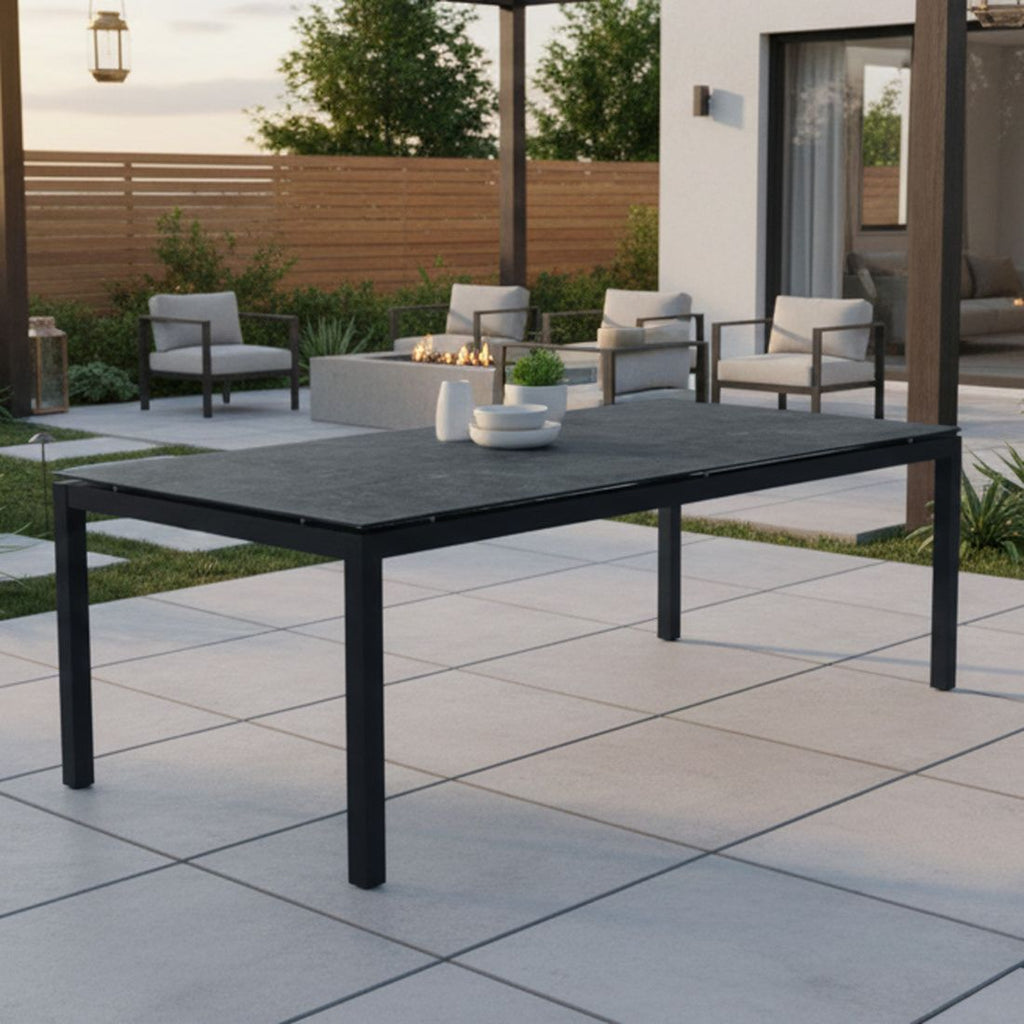 Hagebord Classic 200x100 cm aluminium Silverstar 2.0 Stern bakside