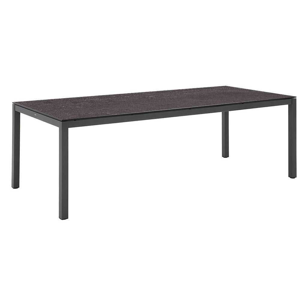 Hagebord Classic 220x100 cm aluminium HPL forfra
