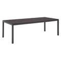 Hagebord Classic 220x100 cm aluminium HPL forfra