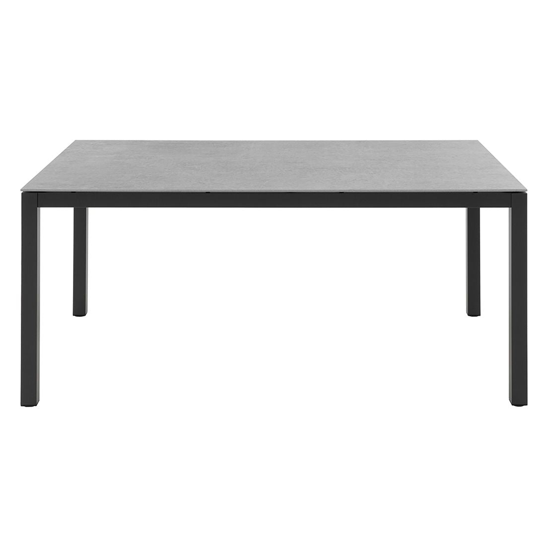 Hagebord Classic aluminium/Dekton 160x100 cm - Solpuri bakside