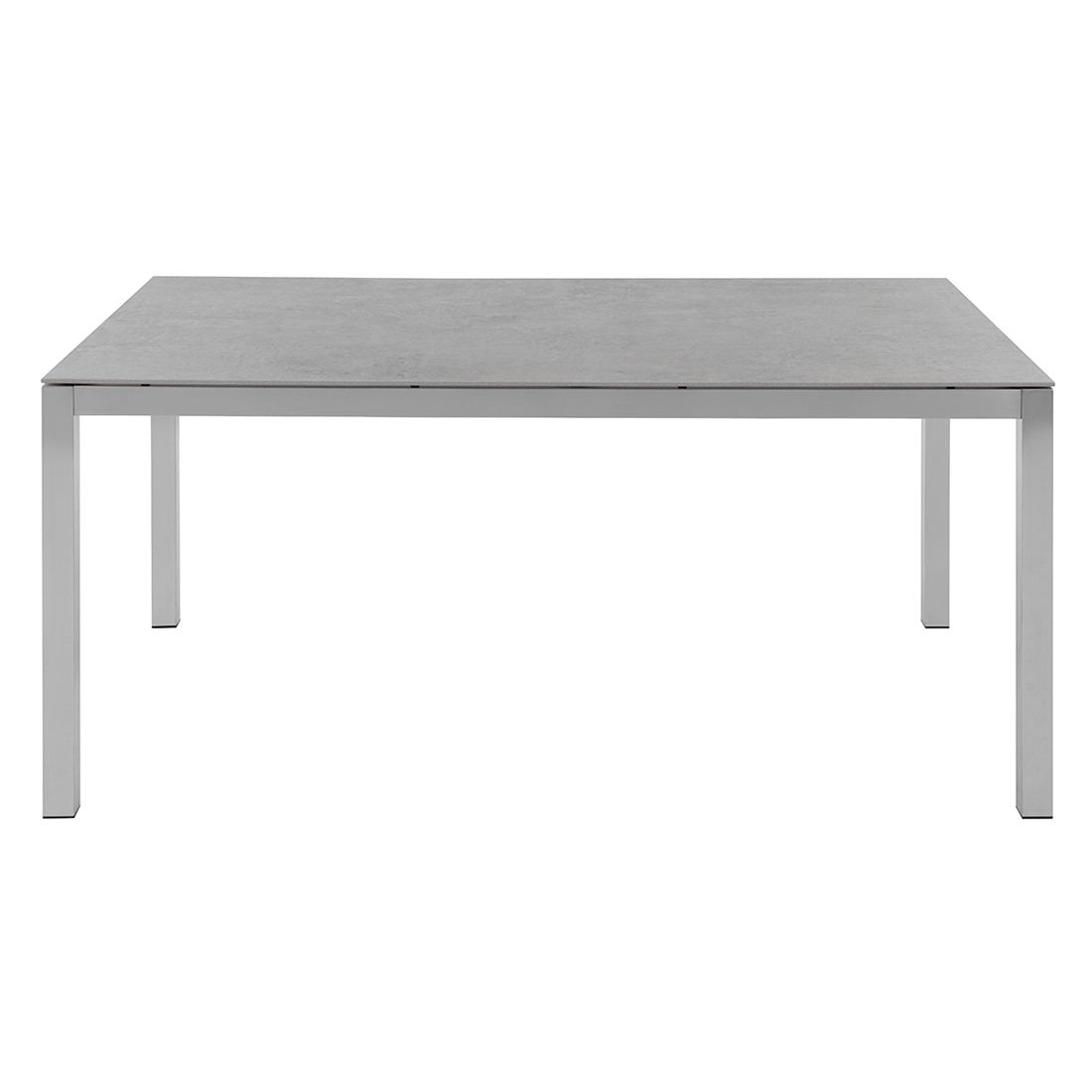Hagebord Classic rustfritt stål/Dekton 160x100 cm - Solpuri bakside