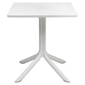 Hagebord Clip 70x70 cm plast DurelTOP Nardi forfra