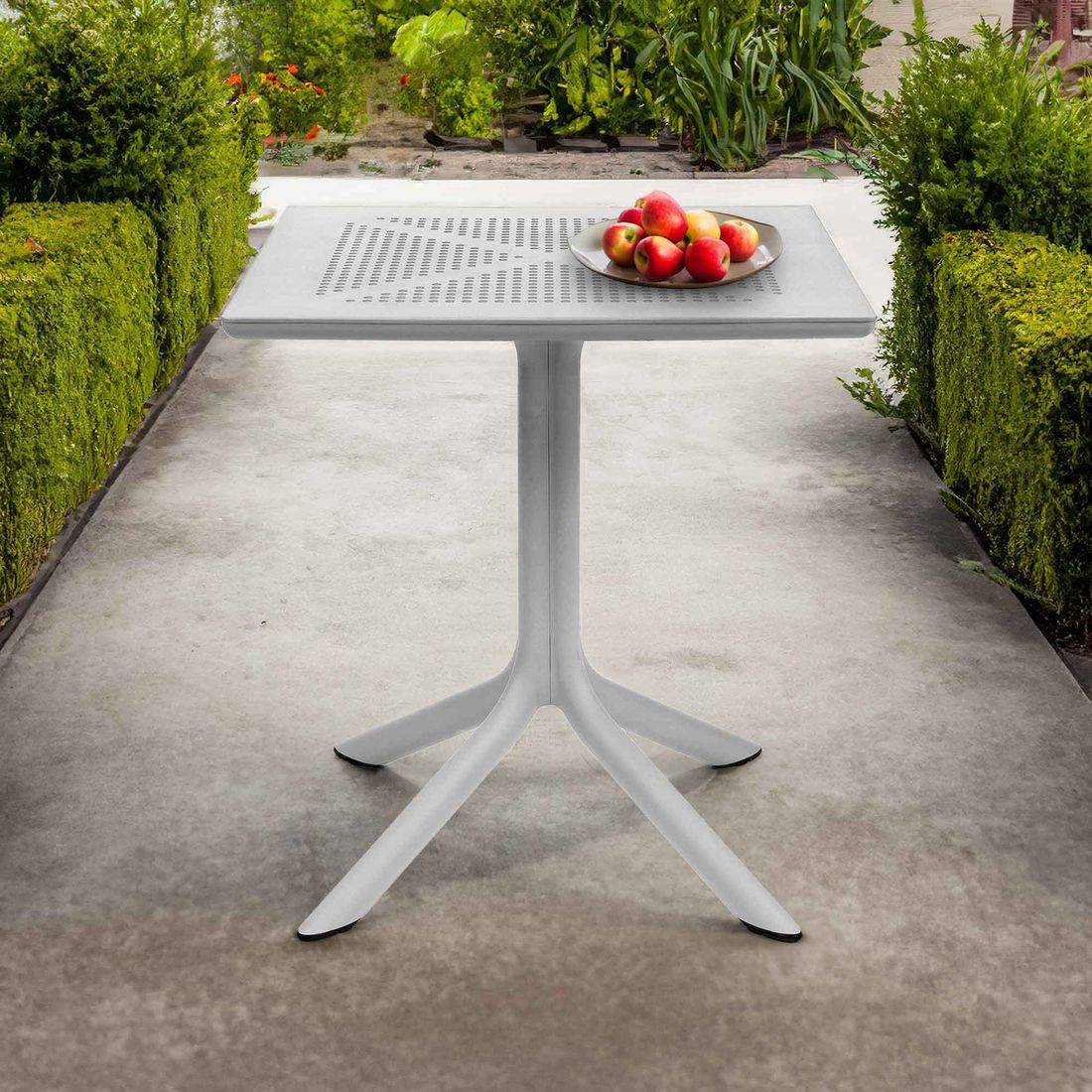 Hagebord Clip 70x70 cm plast DurelTOP Nardi bakside