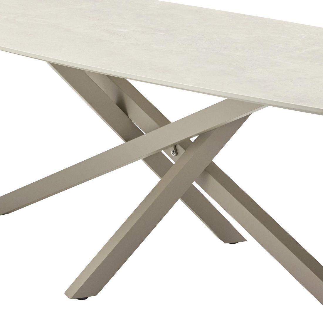 Hagebord Como 180x90cm aluminium sinterstein oversikt terrasse