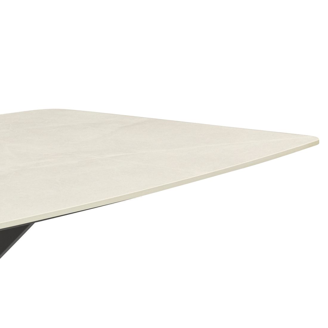 Montert Hagebord Como aluminium/sinterstone 200x100 cm på terrasse