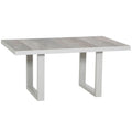 Hagebord Corido aluminium/keramikk 140x85 cm forfra