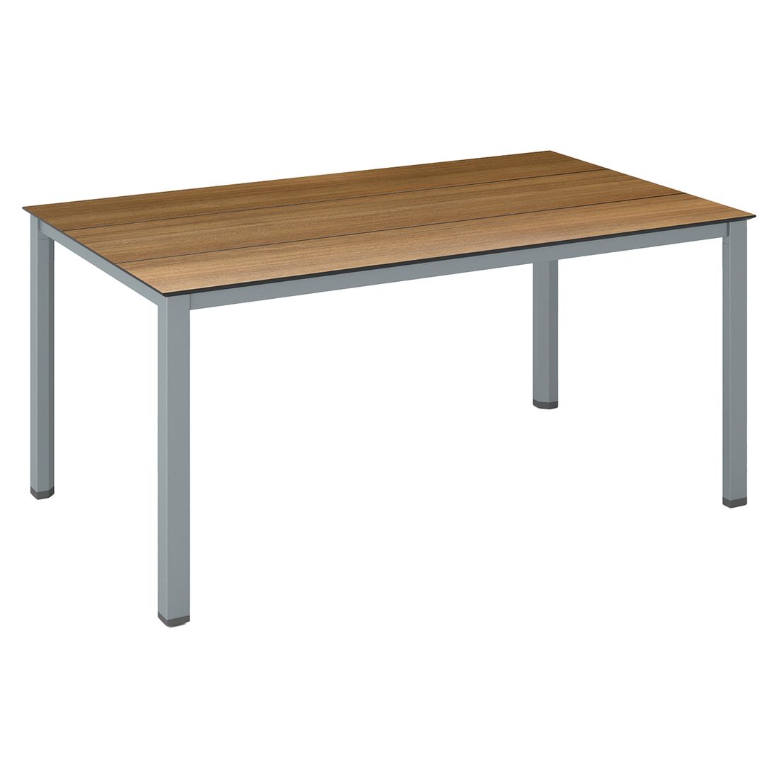 Hagebord Cubic 138x68 cm aluminium HPL forfra